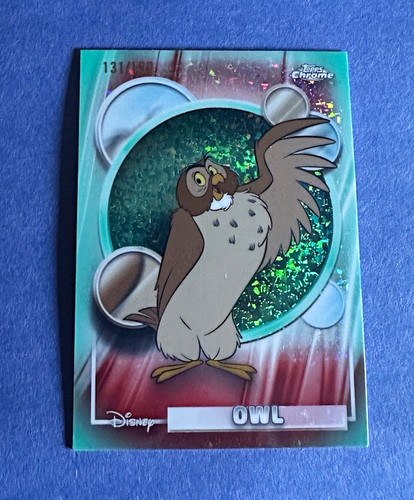 Topps chrome disney 100 - topps, owl