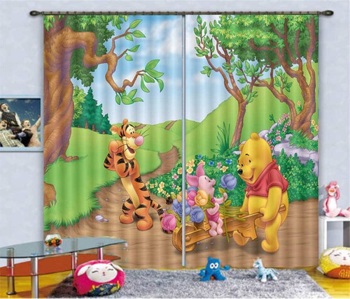 Winnie the pooh - 3d, curtain