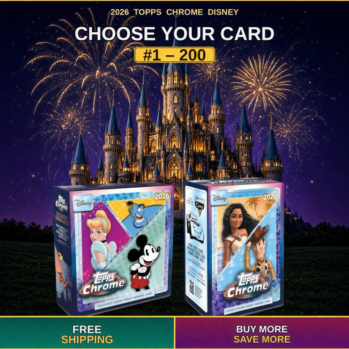 2026 topps chrome - chrome, disney