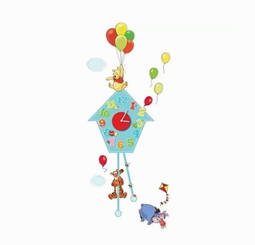 Winnie puuh wanduhr baby - winnie,